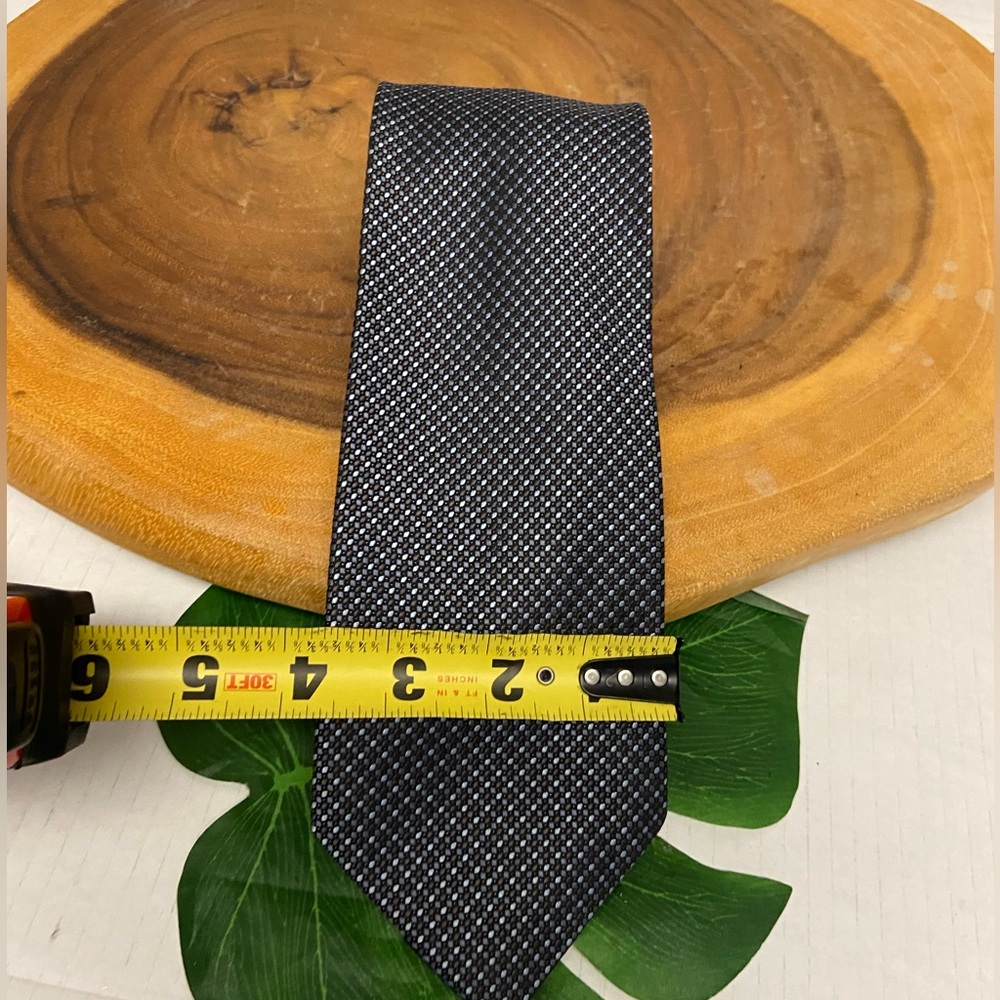 Calvin Klein Grid Pattern Tie - image 2